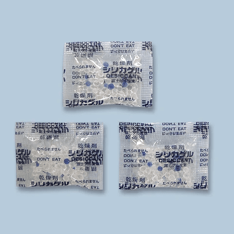 OPP silica gel desiccant (Wisepac)