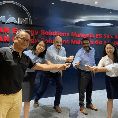 man energy solutions colleagues in malaysia