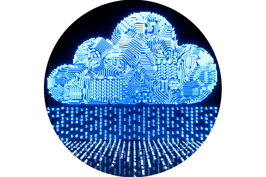 cloud hosting illustration