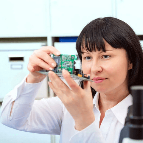 women verfication electronics components
