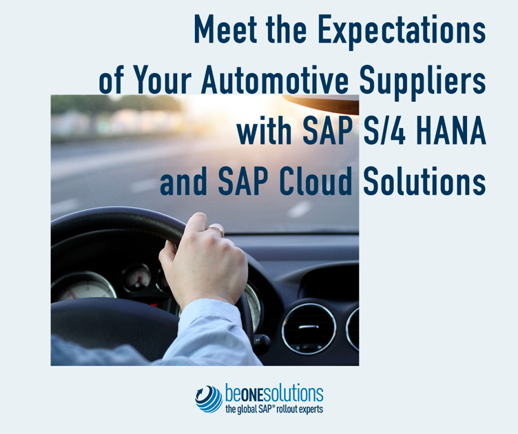 sap s/4hana and cloud solutions automotive suppliers